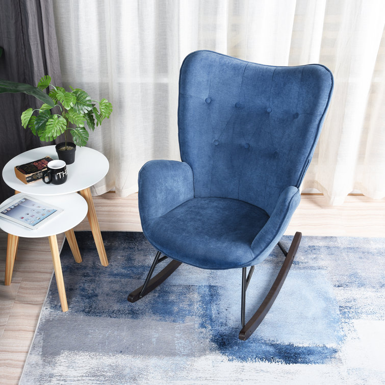 Hashtag Home Channel Rocking Chair Fabric 2024 www.alhudapk